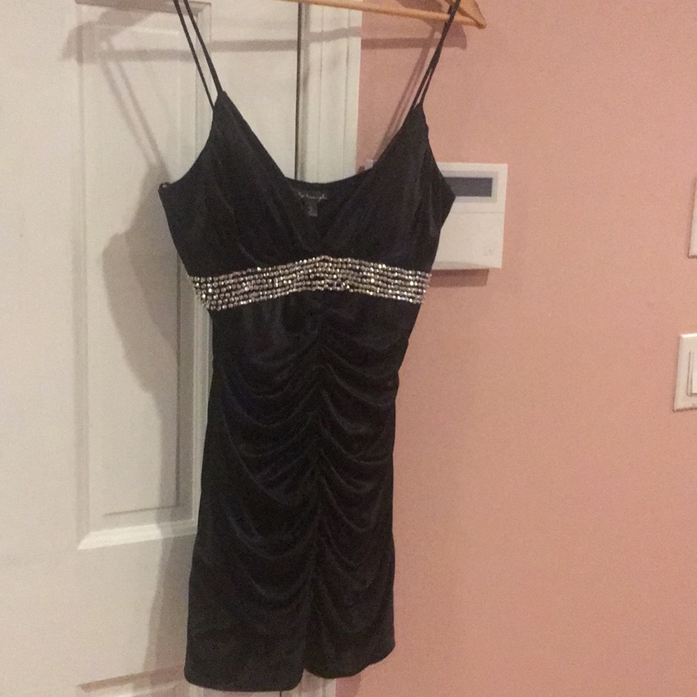 Black cocktail dress.